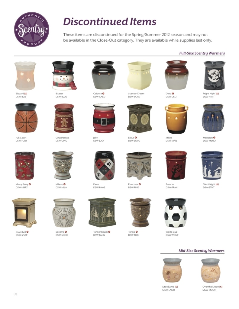 Discontinued Scentsy Products 2012 Scentsy Discontinued Items 2012