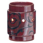 La Paz Mid-size Scentsy Warmer LaPaz red scroll Scentsy Warmer