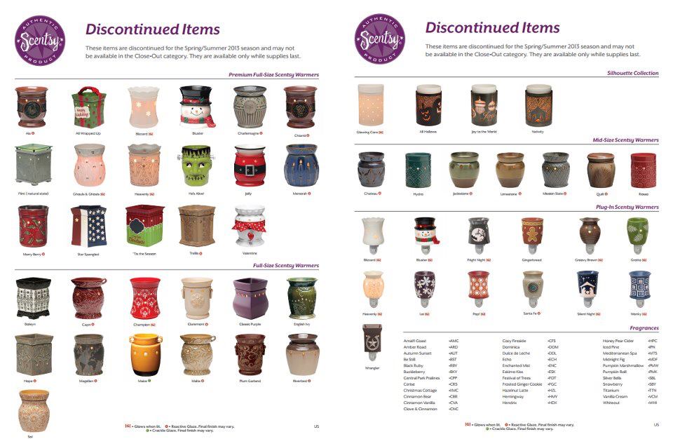 Discontinued Scentsy products Scentsy discontinued products fall winter 2012