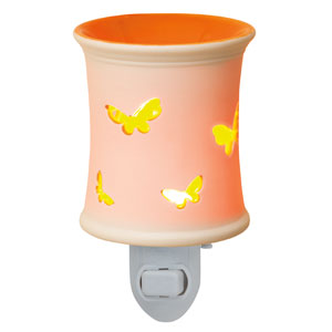 Lacewing butterfly orange Plug-In Scentsy Warmer