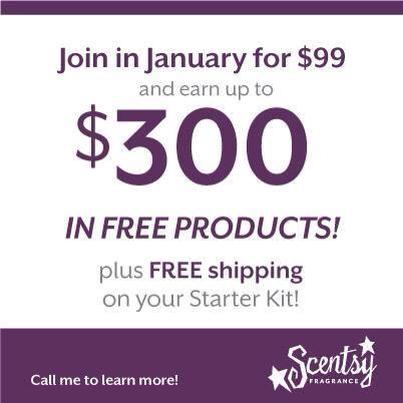 Join Scentsy in January