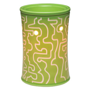 Scentsy Premium Full-size warmer maze green