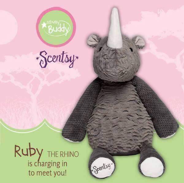Rhino Ruby Scentsy Buddy