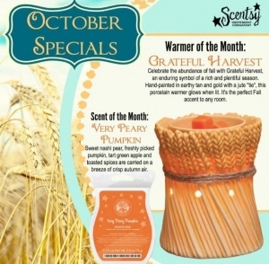 Scentsy Warmer of the Month October 2014