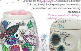 Scentsy coloring warmers