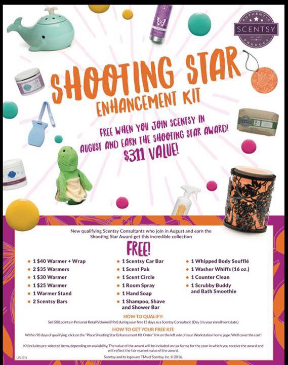 Scentsy Shooting Star Award - Buy Scentsy Online