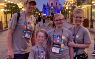 DisneyWorld castle family
